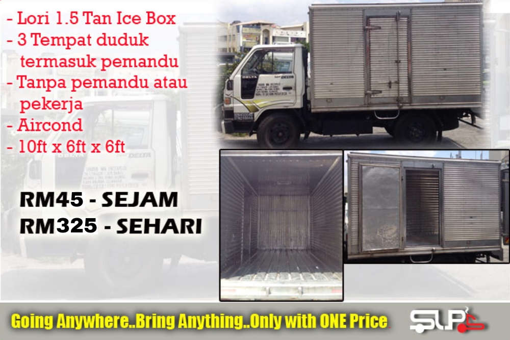 Pakej Lori 1.5Tan Ice Box